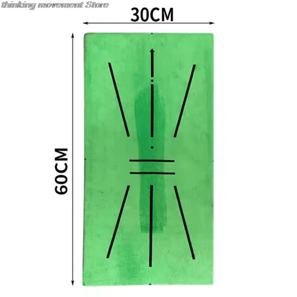 Portable Golf Practice Mat 30x60cm Non Slip Golf Hitting Mat For Indoor And Outdoor Swing Training 4