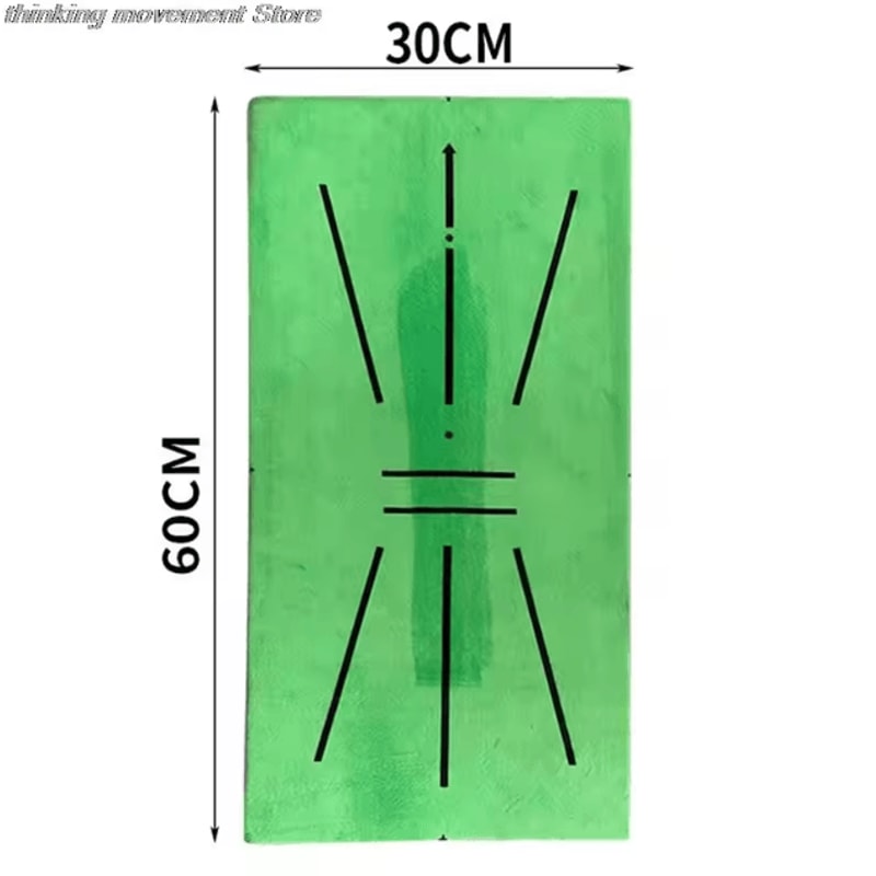 Portable Golf Practice Mat 30x60cm Non Slip Golf Hitting Mat For Indoor And Outdoor Swing Training 4