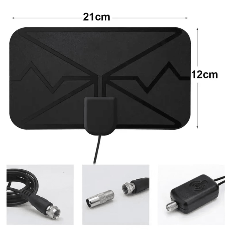 HDTV Indoor Digital TV Antenna Amplified Long Range 4K Antenna For Free Channels 1