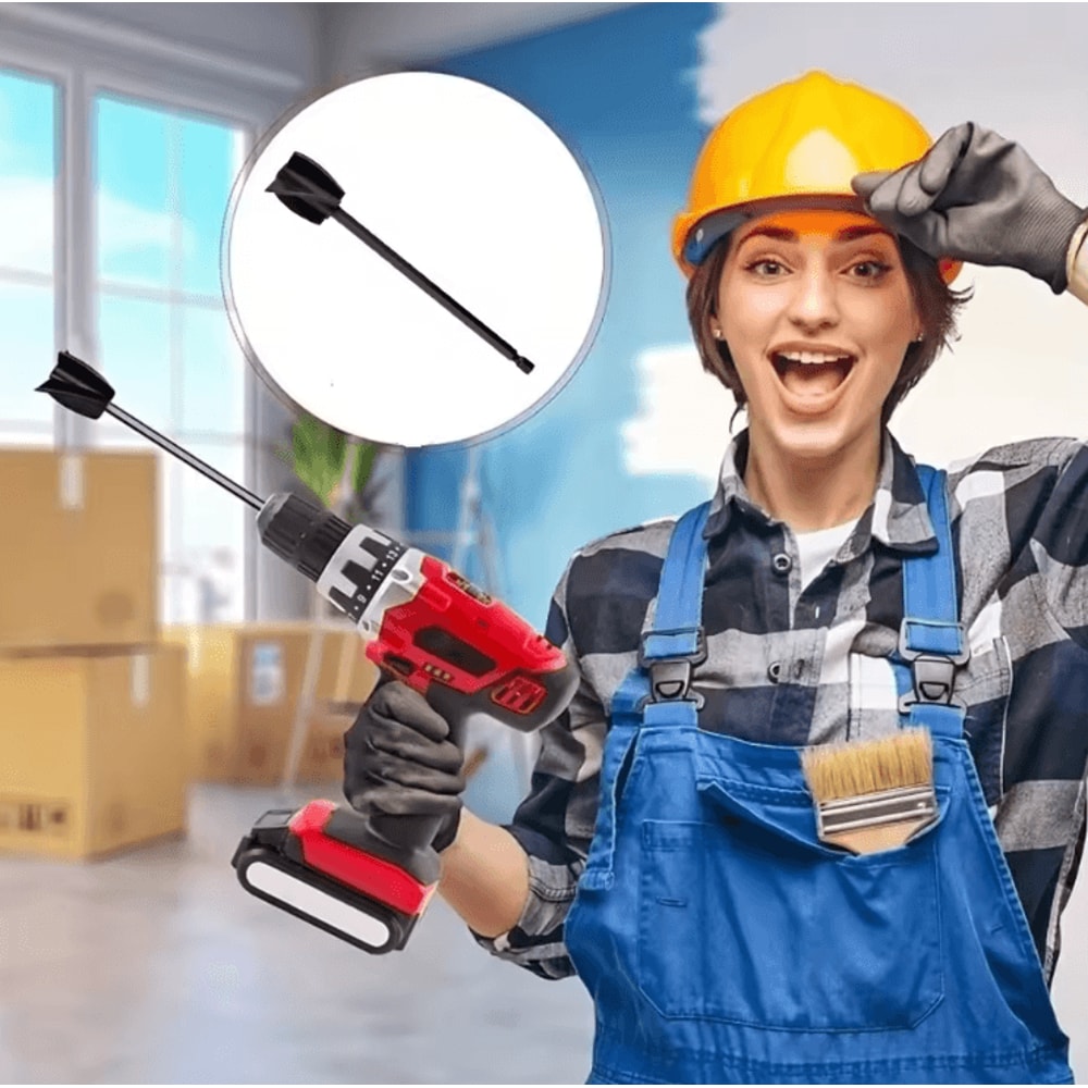 Epoxy Resin Mixer Paddle Drill Attachment Portable Mixing Tool For Smooth Bubble Free Blending 1