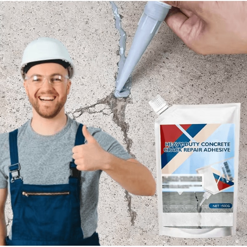 Heavy Duty Concrete Crack Repair Adhesive Grouting Liquid For Floor Wall And Road Repair 0