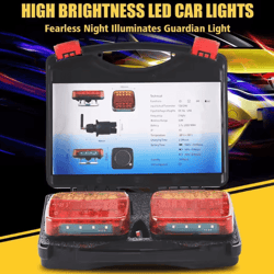 wireless led trailer tail lights rechargeable brake turn signal lights for truck camper and trailer
