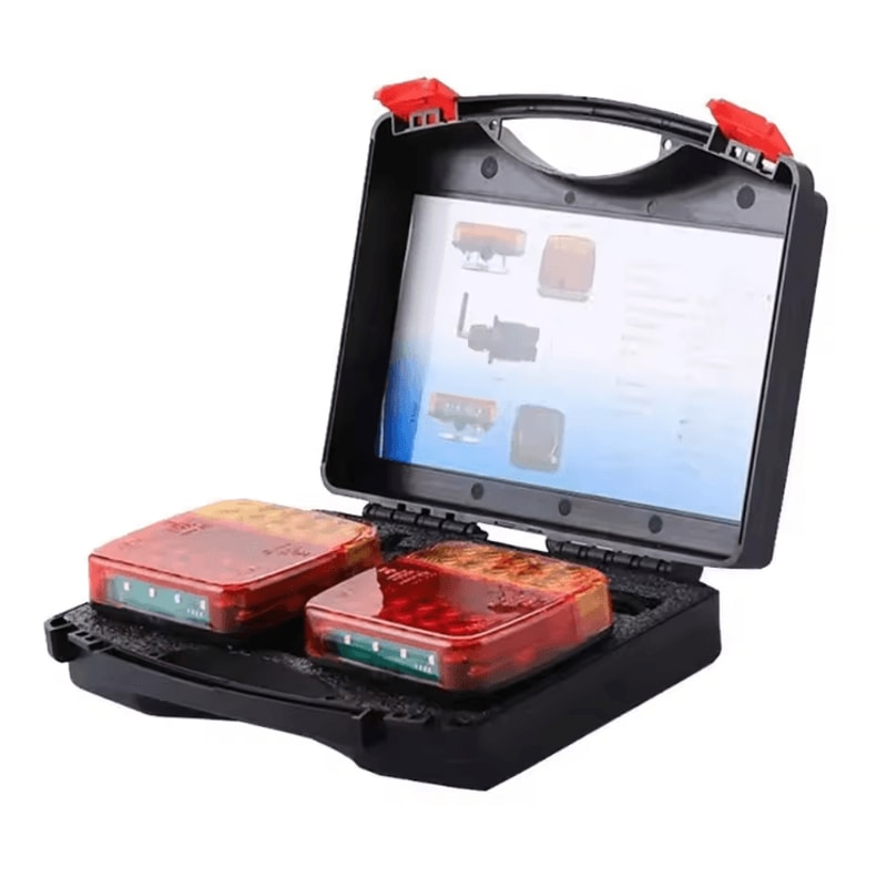 Wireless LED Trailer Tail Lights Rechargeable Brake Turn Signal Lights For Truck Camper And Trailer 2