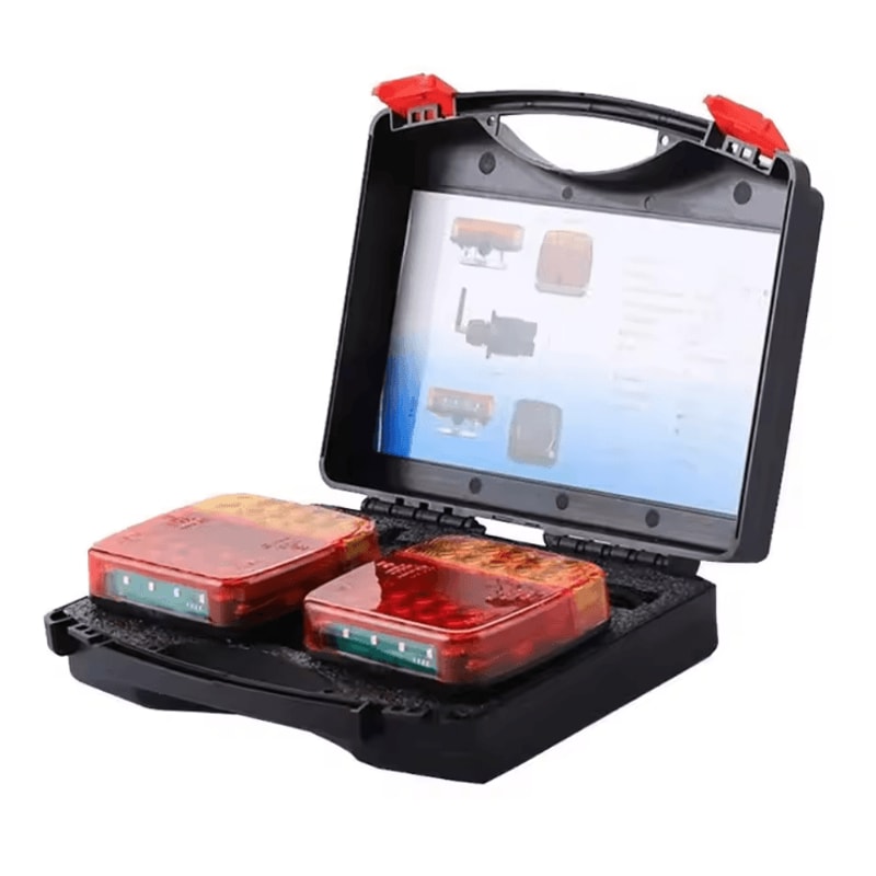 Wireless LED Trailer Tail Lights Rechargeable Brake Turn Signal Lights For Truck Camper And Trailer 4