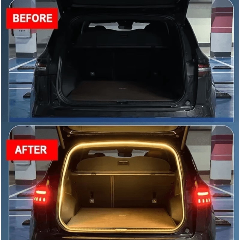 LED Trunk Light Strip For Renault Koleos Automatic Interior Ambient Light Bar For Car Boot 1