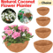 Coconut Fiber Hanging Basket Liner Natural Coco Coir Planter Insert For Garden Wall And Flower Pots 0