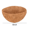 Coconut Fiber Hanging Basket Liner Natural Coco Coir Planter Insert For Garden Wall And Flower Pots 2