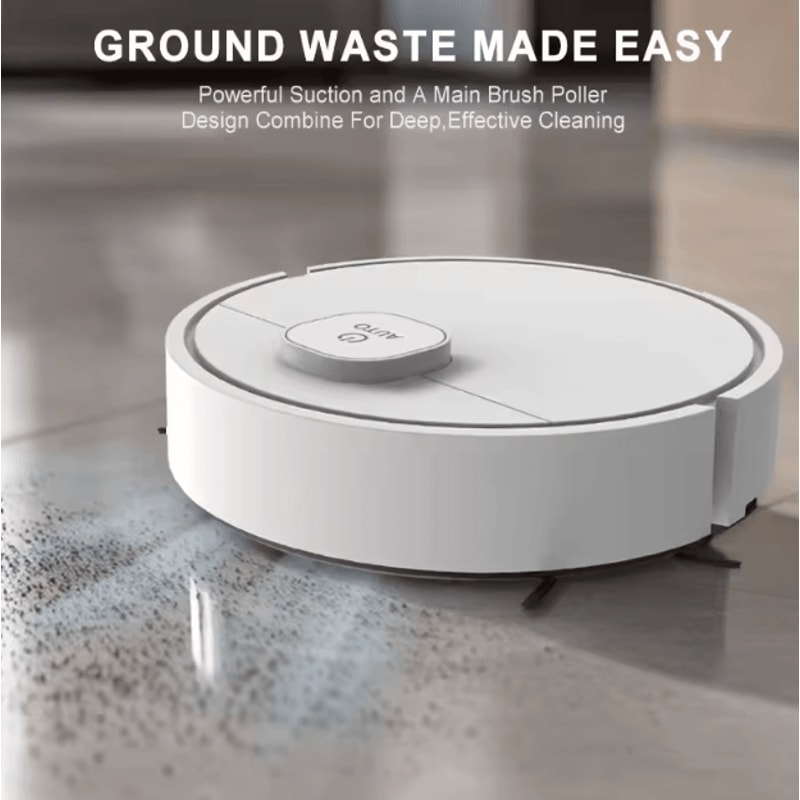 3 In 1 Intelligent Robotic Vacuum Cleaner Automatic Sweeping Mopping And Self Charging Floor Cleane 0