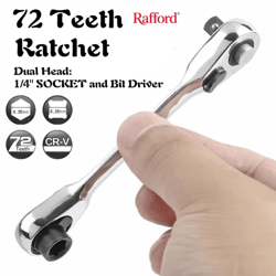 tackle tight spaces and quick repairs with ease using this compact mini ratchet wrench. designed for efficiency, this do