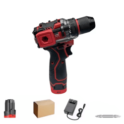 16.8v brushless cordless impact drill – high-torque metal chuck electric screwdriver kit