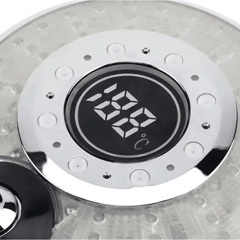 LED Digital Temperature Shower Head 3 Mode HighPressure Water Saving Filter Sprayer 3