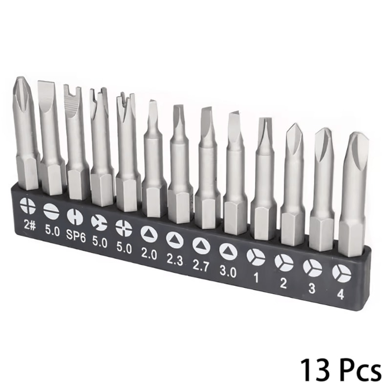 50mm Specialty Screwdriver Bit Set MultiType Y Triangle 3Point Precision Tool Kit 4