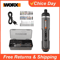 Worx WX242 Smart Cordless Electric Screwdriver Set 30 Bit USB Rechargeable Precision Drill Kit 0
