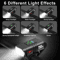 T6 LED USB Rechargeable Bicycle Headlight High Beam Aluminum MTB Cycling Light Set 2