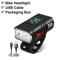 T6 LED USB Rechargeable Bicycle Headlight High Beam Aluminum MTB Cycling Light Set 3