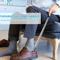 42cm Stainless Steel Long Handle Shoehorn Ergonomic EasyWear Shoe Helper For Seniors Daily Use 2