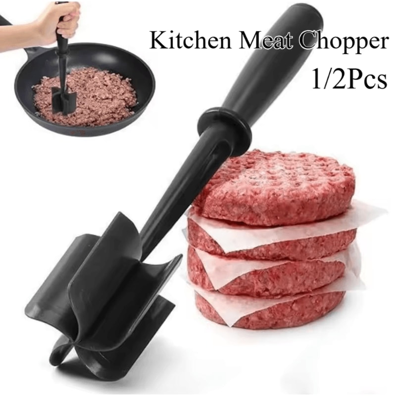 5in1 Kitchen Meat Chopper Masher Multifunction Ground Beef Potato Mixing Tool 0