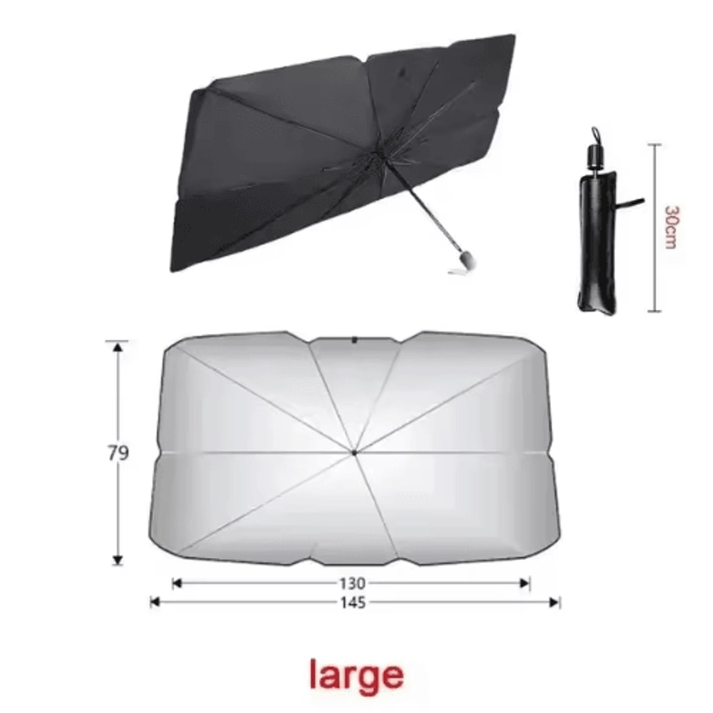 Universal Foldable Car Sunshade Set Windshield Side Window UV Protection Heat Insulation Cover 3