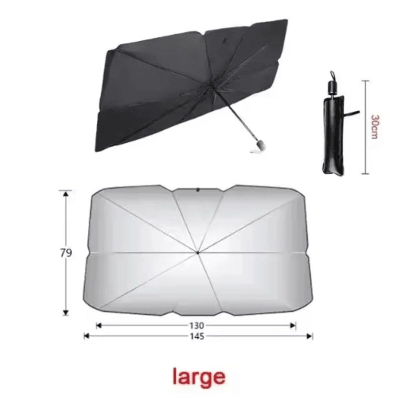 Universal Foldable Car Sunshade Set Windshield Side Window UV Protection Heat Insulation Cover 3