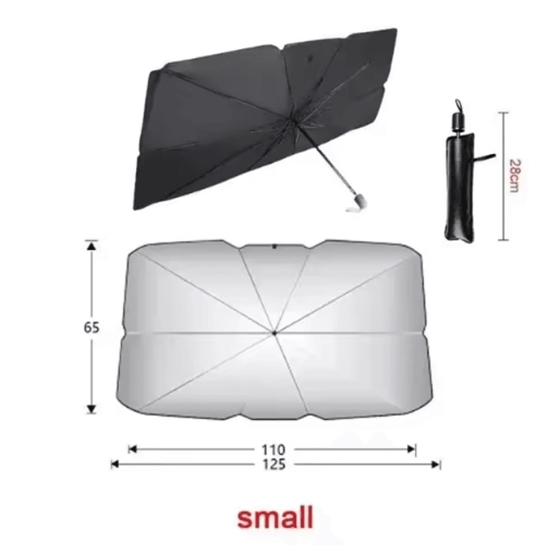 Universal Foldable Car Sunshade Set Windshield Side Window UV Protection Heat Insulation Cover 4
