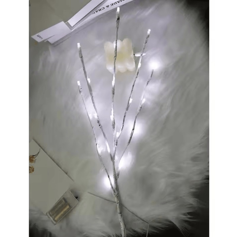 White Birch LED Branch Lights 20 LED BatteryOperated Decorative Willow Branch For Home Outdoor De 2