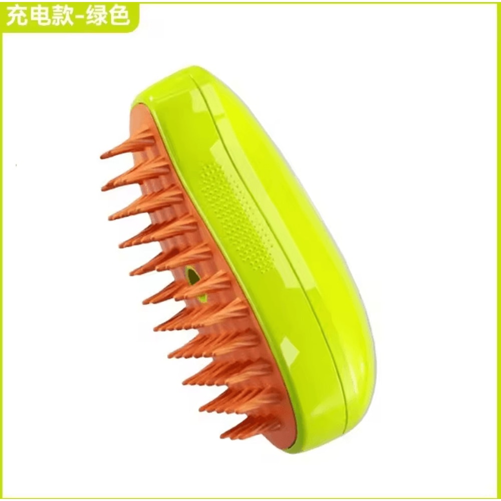 3in1 Electric Pet Steam Brush USB Rechargeable Grooming Comb With Spray Massage Shedding Control 3