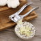 Stainless Steel Garlic Press Crusher HeavyDuty Manual Garlic Mincer Squeezer Tool 1