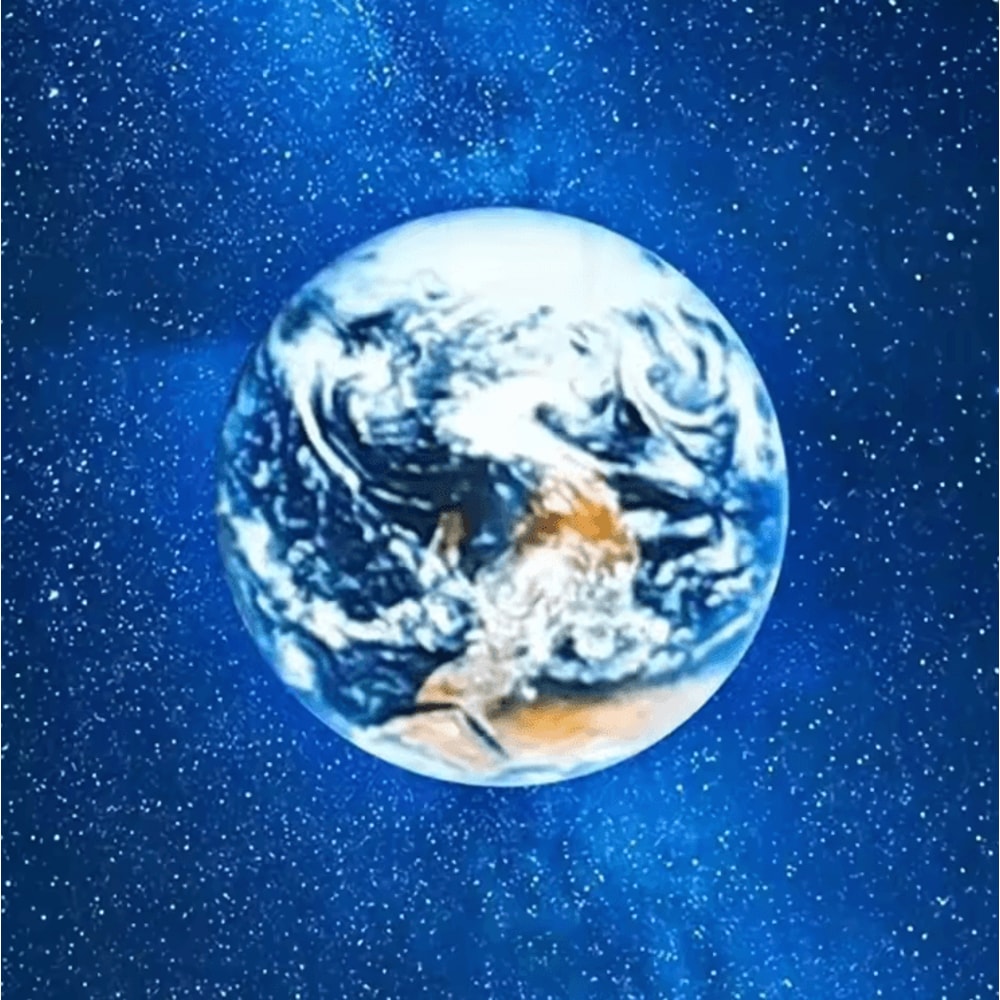 USB Moon Earth Projection Light 360 LED Ceiling Atmosphere Lamp For Bedroom Ambient Decor 2