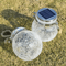 Solar Cracked Glass Jar Lamp 30 LED Waterproof Outdoor Hanging Light For Garden Patio Yard 1