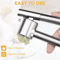 7Inch Stainless Steel Garlic Press HeavyDuty Manual Garlic Crusher Mincer Tool 3