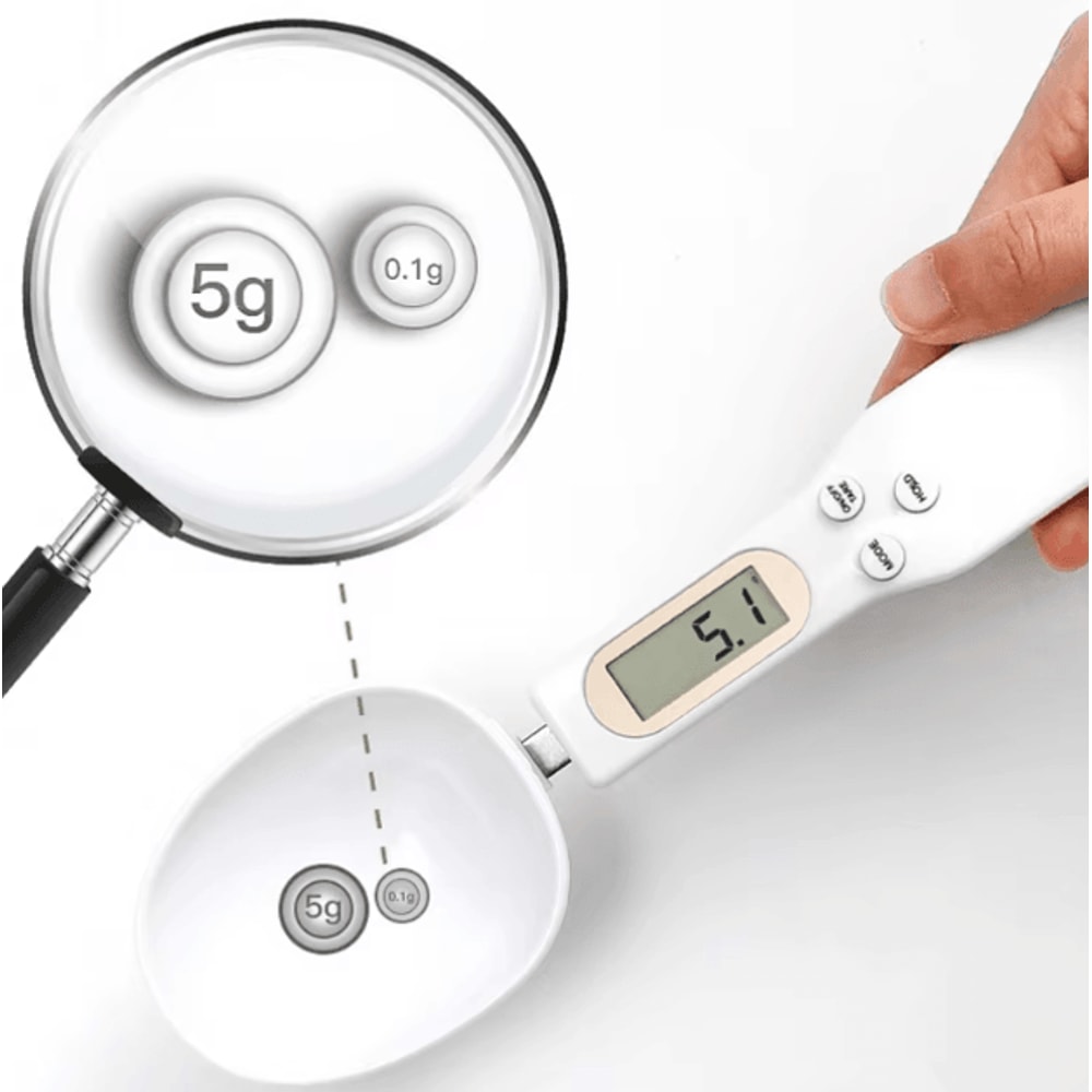 Digital Measuring Spoon Scale HighPrecision LCD Kitchen Spoon For Coffee Baking Food Portioning 1