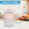 100ml250ml Portable Electric Garlic Chopper Wireless Mini Food Processor With Sharp Blade BatteryPo 3