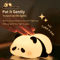 Cute LED Night Light Touch Sensor Cartoon Kids Nightlights Silicone Child Holiday Christmas Gift Be 1