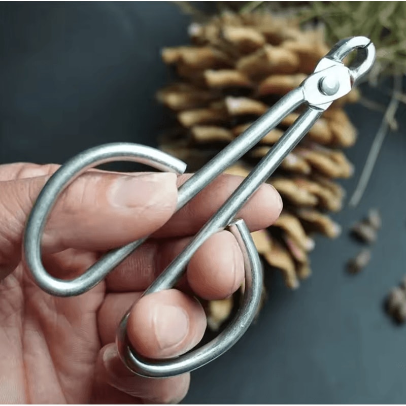 HeavyDuty Pine Nut Opener Pliers LaborSaving Stainless Steel Nut Cracker Tool 1