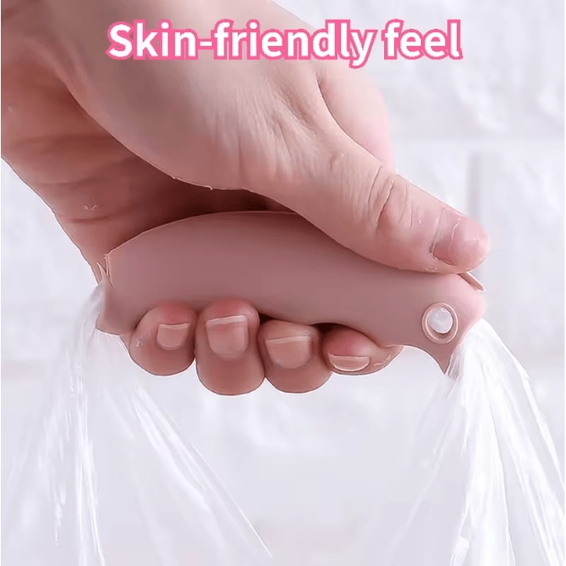 ErgoGrip Silicone Grocery Bag Handle Holder Set 3PCS Portable Carrier Clips 1