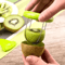 SlicePro 3in1 Kiwi Cutter Stainless Steel Fruit Peeler Tool 1