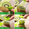 SlicePro 3in1 Kiwi Cutter Stainless Steel Fruit Peeler Tool 3