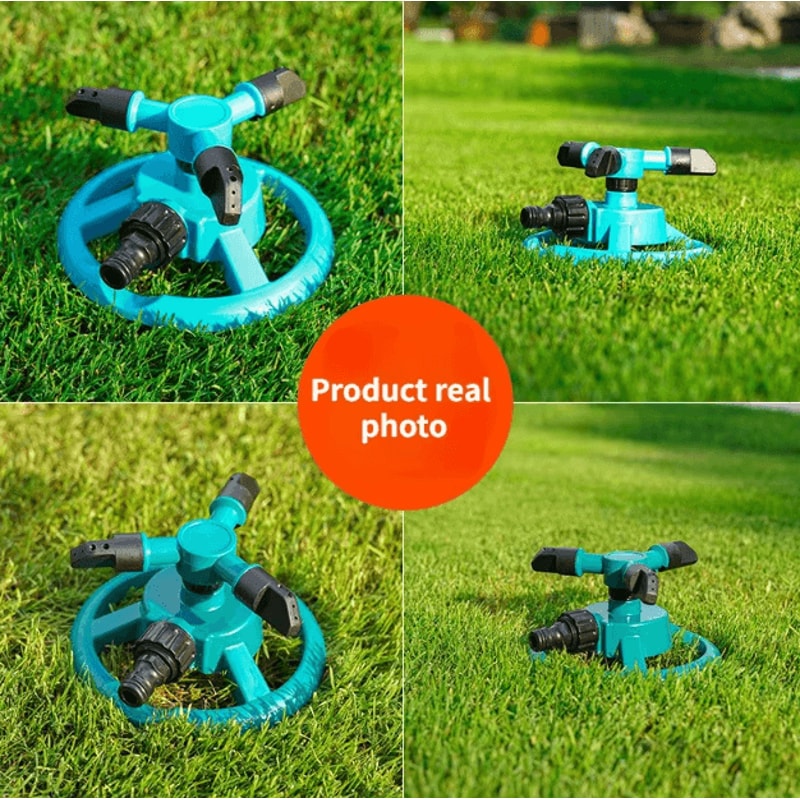 AquaSpin 360 Automatic Rotating Garden Sprinkler System 2
