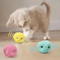 PurrPlay Interactive Electric Catnip Plush Toy Ball 3PCS Smart TouchActivated Set 0