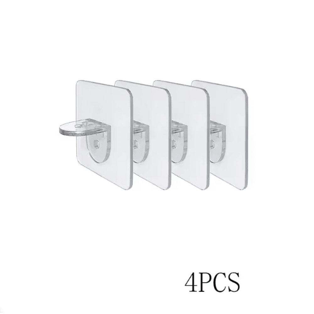StickHold NoDrill Wardrobe Divider Brackets Set 410PCS AntiSlip Shelf Supports 3
