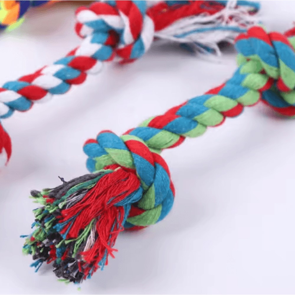 ChewKnot Durable Cotton Rope Dog Toy For Puppies Small Dogs 3