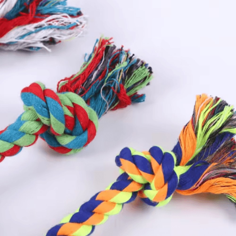 ChewKnot Durable Cotton Rope Dog Toy For Puppies Small Dogs 4
