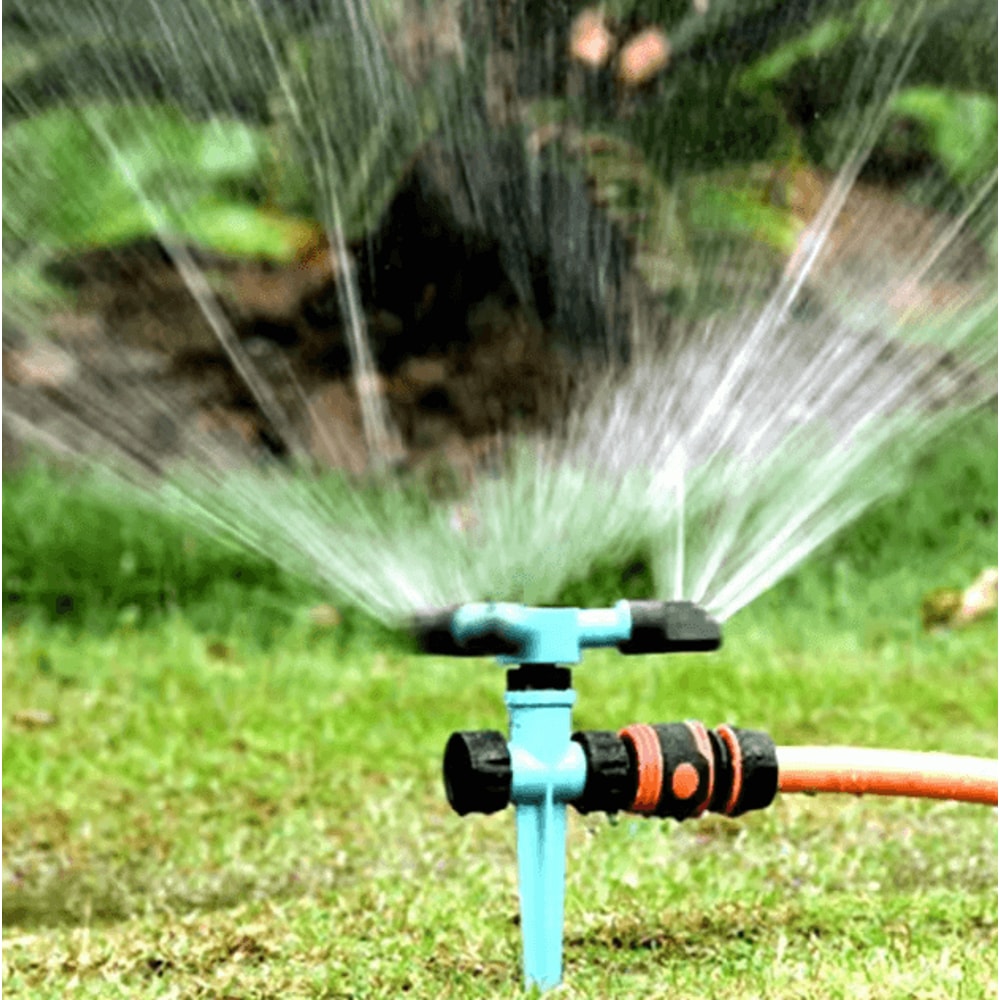 HydroSpin 360 Automatic Rotating Lawn Sprinkler For Garden Yard Irrigation 0
