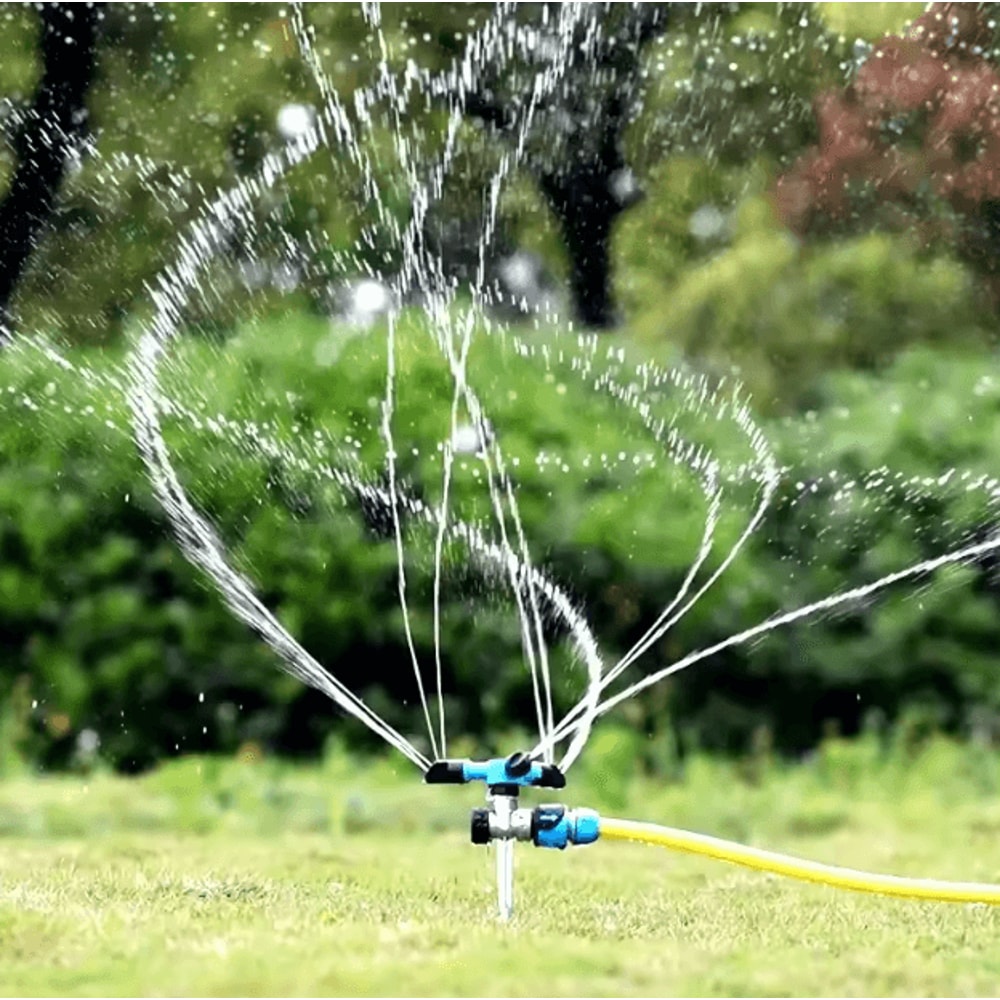 HydroSpin 360 Automatic Rotating Lawn Sprinkler For Garden Yard Irrigation 2