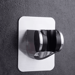 flexmount universal adhesive shower head holder (adjustable no-drill bracket)