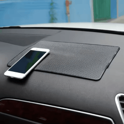 gripdash multifunction car anti-slip dashboard mat with phone holder
