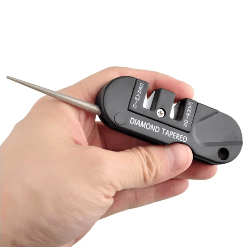 EdgePro 4in1 Portable Knife Sharpener With Tungsten Ceramic Diamond Tool 2