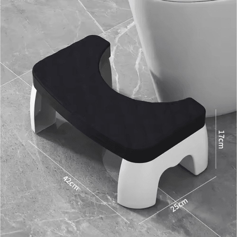Ergonomic Squatty Toilet Stool NonSlip Waterproof Bathroom Foot Rest For Adults Kids Pregnancy Co 4