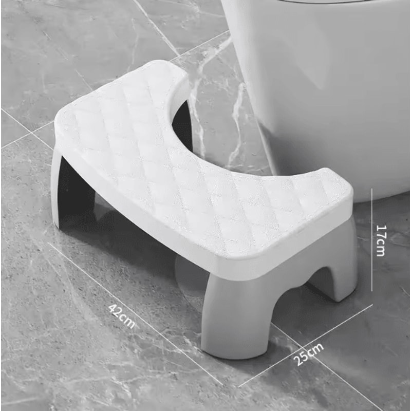 Ergonomic Squatty Toilet Stool NonSlip Waterproof Bathroom Foot Rest For Adults Kids Pregnancy Co 5