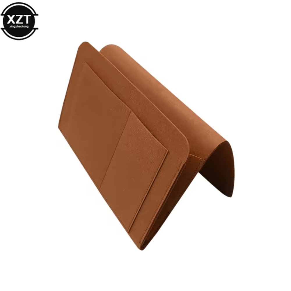 1pc Felt Bedside Storage Organizer Phone Book Magazine Holder Pockets Hanging Storage Bag Baby Tiss 3